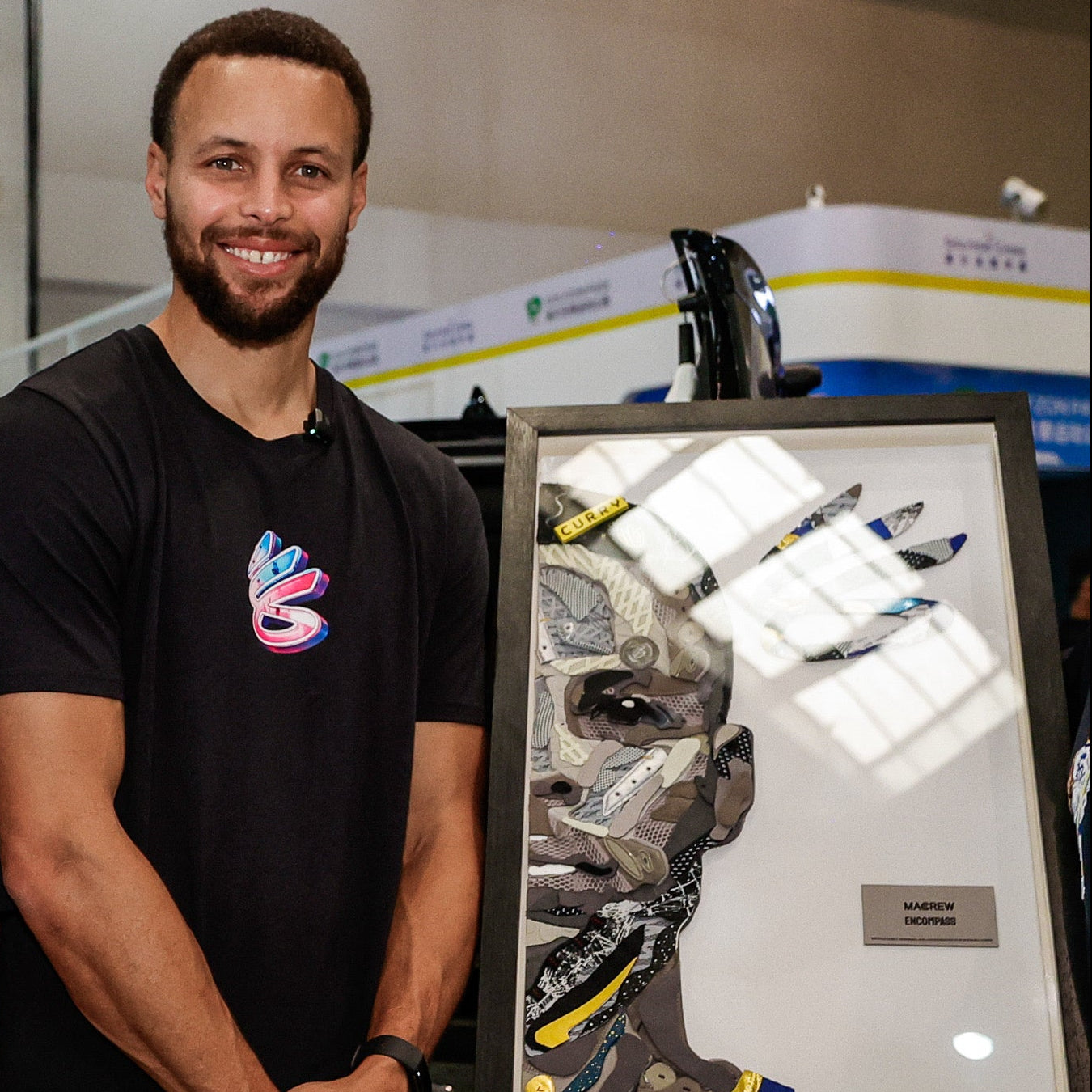 Stephen Curry Sneaker Portrait Art